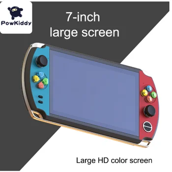 POWKIDDY X19 7 " handheld game console NEOGEO PS1 arcade simulator dual rocker control retro game built-in 3000 games jogos
POWKIDDY X19 7 " handheld game console NEOGEO PS1 arcade simulator dual rocker control retro game built-in 3000 games jogos