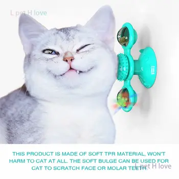 Cat Toys With Catnip LED Ball Cat Windmill Toy Funny Massage Rotatable Teeth Cleaning Pet Products
Cat Toys With Catnip LED Ball Cat Windmill Toy Funny Massage Rotatable Teeth Cleaning Pet Products