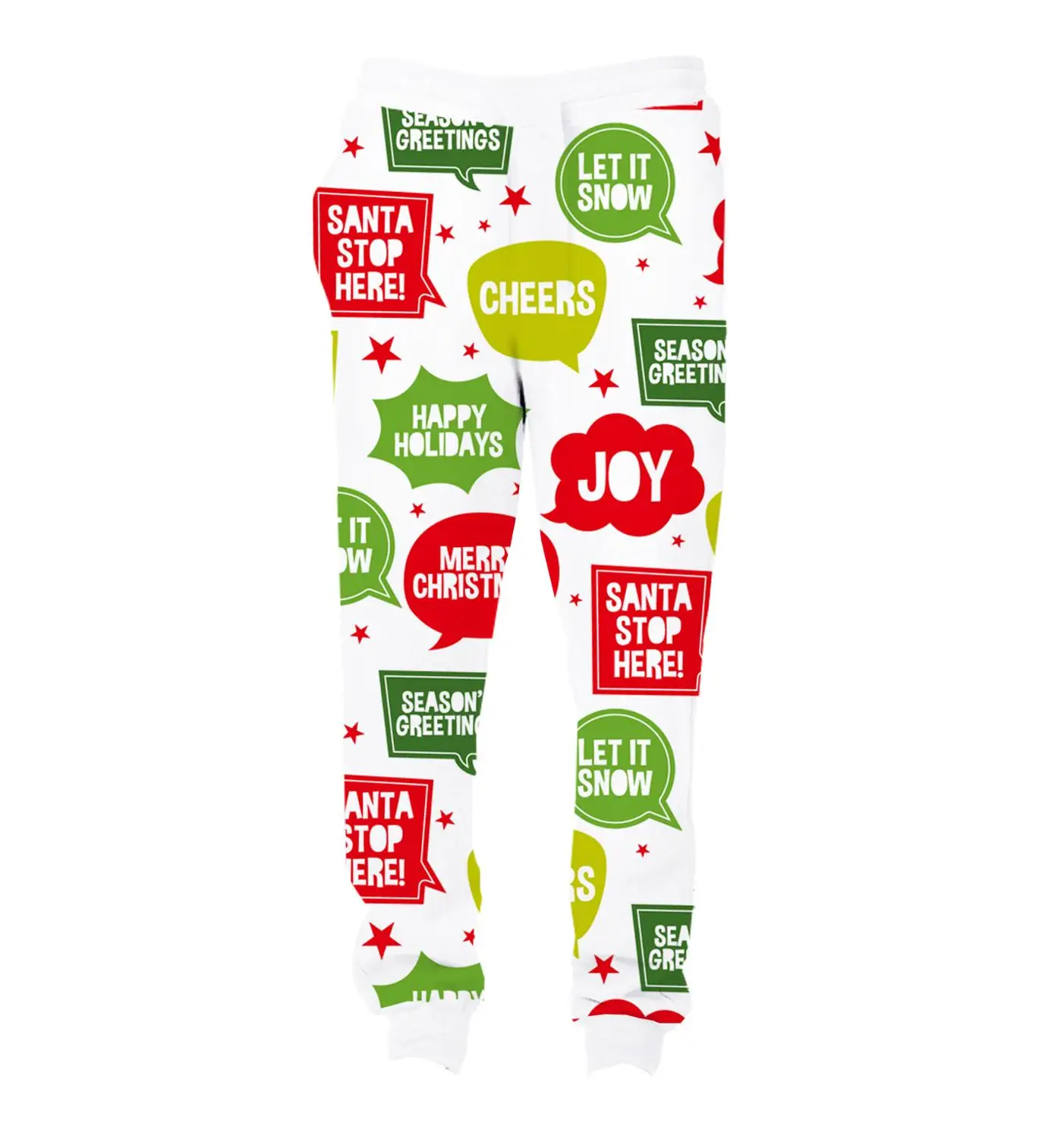 REAL American US SIZE Christmas Joy Cheers Ho Ho Ho Santa Stop Here3D Sublimation Print String Jogger Sweat Pants plus size 5XL
REAL American US SIZE Christmas Joy Cheers Ho Ho Ho Santa Stop Here3D Sublimation Print String Jogger Sweat Pants plus size 5XL