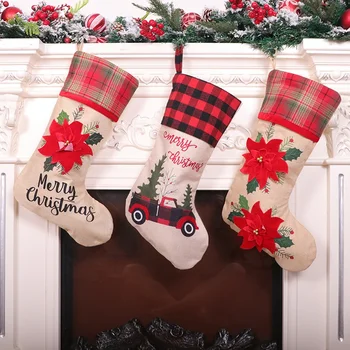 3 Pcs Christmas Stockings for Xmas Classic Decoration Fireplace Hanging Ornaments Holiday Decor
3 Pcs Christmas Stockings for Xmas Classic Decoration Fireplace Hanging Ornaments Holiday Decor