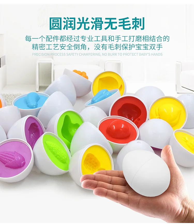 Children'S Educational Toy Shape Cognitive Matching Smart Capsule Toy Model Egg & Vegetable Baby Educational Cognitive
Children'S Educational Toy Shape Cognitive Matching Smart Capsule Toy Model Egg & Vegetable Baby Educational Cognitive