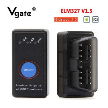 OBD 2 elm327 v1.5 with switch Bluetooth 4.0 car diagnostics OBD2 Scanner with PIC18F25K80 elm 327 V1.5 diagnostic tool Hot sale
OBD 2 elm327 v1.5 with switch Bluetooth 4.0 car diagnostics OBD2 Scanner with PIC18F25K80 elm 327 V1.5 diagnostic tool Hot sale