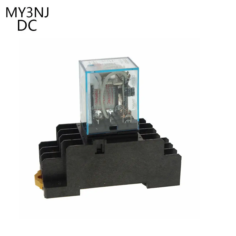 Intermediate relay MY3NJ small electromagnetic relay Power Relay with Base 11Pins DC12V 24V 110V 220V
Intermediate relay MY3NJ small electromagnetic relay Power Relay with Base 11Pins DC12V 24V 110V 220V