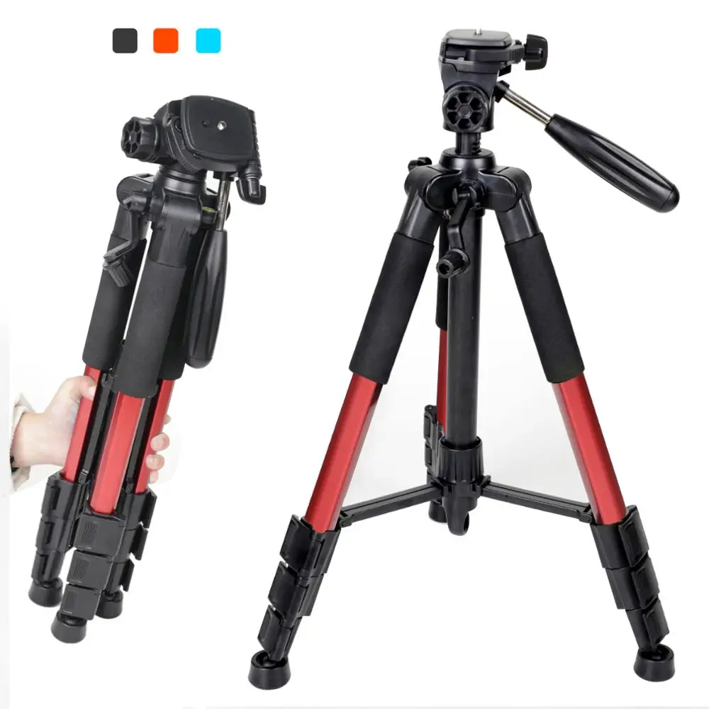

ZOMEI 55" Professional Light Weight Travel Portable Folding SLR Camera Tripod for Canon Nikon Sony DSLR Camera with Carry Case