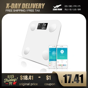Smart Bluetooth Weight Bathroom Scale Electronic Digital Weight Balance Scale Composition Analyzer Health For IOS Android APP
Smart Bluetooth Weight Bathroom Scale Electronic Digital Weight Balance Scale Composition Analyzer Health For IOS Android APP