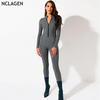 NCLAGEN 2019 Autumn Women Fashion Striped Patchwork Slim Fitness Sportswear Jumpsuits Long Sleeve GYMs Playsuits Rompers 
NCLAGEN 2019 Autumn Women Fashion Striped Patchwork Slim Fitness Sportswear Jumpsuits Long Sleeve GYMs Playsuits Rompers