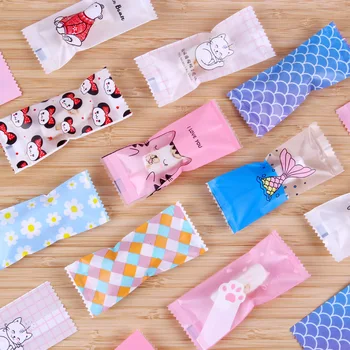100 Pcs/Lot Cartoon DIY Handmade Nougat Candy Packaging Bag Milk Candy Taffy Wrapper Food Package Mini Bags
100 Pcs/Lot Cartoon DIY Handmade Nougat Candy Packaging Bag Milk Candy Taffy Wrapper Food Package Mini Bags