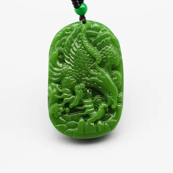 NATURAL EAGLE GREEN JADE PENDANT NECKLACE BEAD CHINESE HAND-CARVED FASHION CHARM JEWELRY ACCESSORIES AMULET FOR MEN LUCKY GIFTS
NATURAL EAGLE GREEN JADE PENDANT NECKLACE BEAD CHINESE HAND-CARVED FASHION CHARM JEWELRY ACCESSORIES AMULET FOR MEN LUCKY GIFTS