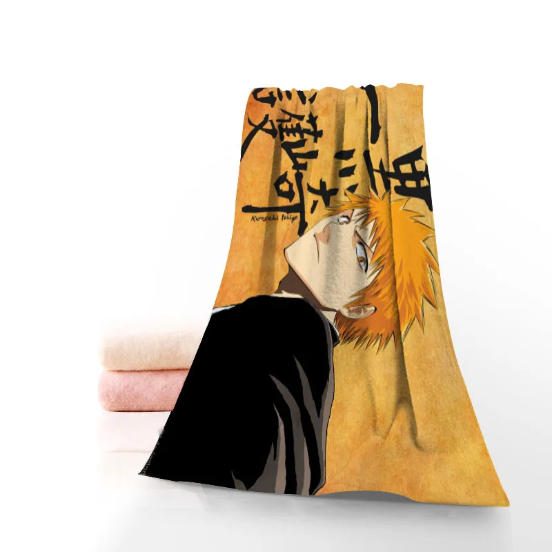 Горячее изготовление на заказ Хлопковое полотенце с принтом аниме