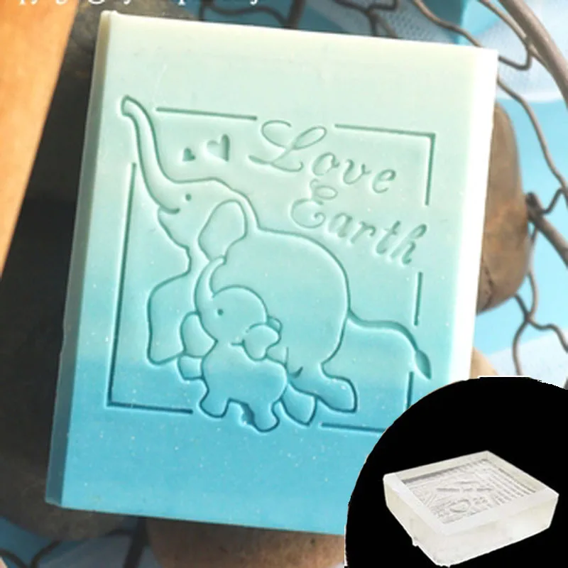 Love Earth Series Acrylic Soap Stamp, Animal Shape, Polar Bear, Dolphin, Elephant, Parent-Child, Natural Handmade Seal 
Love Earth Series Acrylic Soap Stamp, Animal Shape, Polar Bear, Dolphin, Elephant, Parent-Child, Natural Handmade Seal