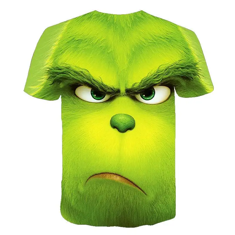 New 3d Printed T-shirt Movie Green Grinch T-shirt Top Fashion Cute Animal Pattern Men And Women Fashion Clothing T-shirt
New 3d Printed T-shirt Movie Green Grinch T-shirt Top Fashion Cute Animal Pattern Men And Women Fashion Clothing T-shirt