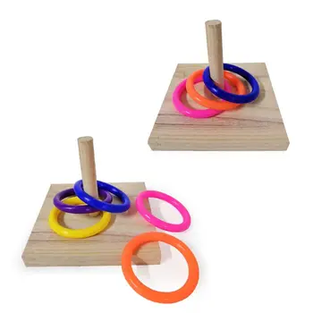 Bird Educational Toys Wooden Platform Stacking Rings Parrot Develop Intelligence Training Pet Supplies for Lovebird
Bird Educational Toys Wooden Platform Stacking Rings Parrot Develop Intelligence Training Pet Supplies for Lovebird