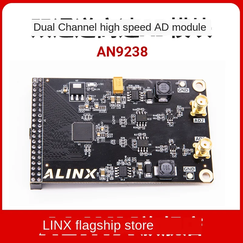 Alinx Dual-Channel High-Speed Ad Analog Signal to Digital Signal Module FPGA Development Board Supporting Module An9238
Alinx Dual-Channel High-Speed Ad Analog Signal to Digital Signal Module FPGA Development Board Supporting Module An9238