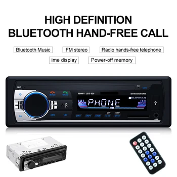 Car Multimedia Player Bluetooth Autoradio MP3 Music Player Car Stereo Radio FM Aux Input Receiver USB 12V In-dash 1 Din 
Car Multimedia Player Bluetooth Autoradio MP3 Music Player Car Stereo Radio FM Aux Input Receiver USB 12V In-dash 1 Din