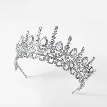 NPASON Luxury Zirconia Princess Crown Bridal Hair Tiara Accessories Rhinestone Wedding Hair Piece Women Prom Hairband 
NPASON Luxury Zirconia Princess Crown Bridal Hair Tiara Accessories Rhinestone Wedding Hair Piece Women Prom Hairband