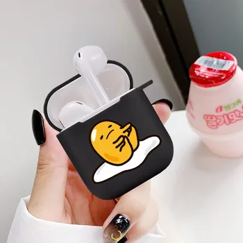 2020 cartoon Gudetama Lazy Egg case cartoon Cute Earphone Charging Box Case For Apple AirPods 2 1 Black Protective Accessories
2020 cartoon Gudetama Lazy Egg case cartoon Cute Earphone Charging Box Case For Apple AirPods 2 1 Black Protective Accessories