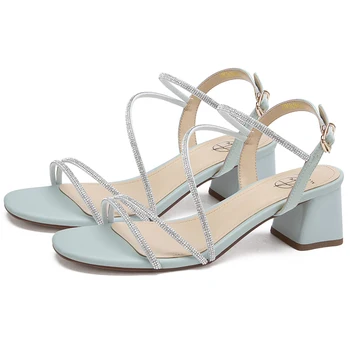 Luxury Shoes Women Designers 2020 Summer 5CM High Heels Blue Black Sandals 21803AIN4506
Luxury Shoes Women Designers 2020 Summer 5CM High Heels Blue Black Sandals 21803AIN4506