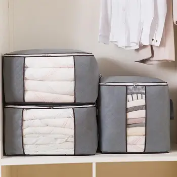 2pcs Home Use Washable Quilt Storage Bags Extra Large Window Design Clothes Organizers Wardrobe Storage Pouches Containers A35
2pcs Home Use Washable Quilt Storage Bags Extra Large Window Design Clothes Organizers Wardrobe Storage Pouches Containers A35