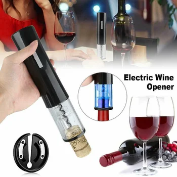 Electric Automatic Wine Bottle Opener with Foil Cutter Corkscrew Black/Red DTT88
Electric Automatic Wine Bottle Opener with Foil Cutter Corkscrew Black/Red DTT88