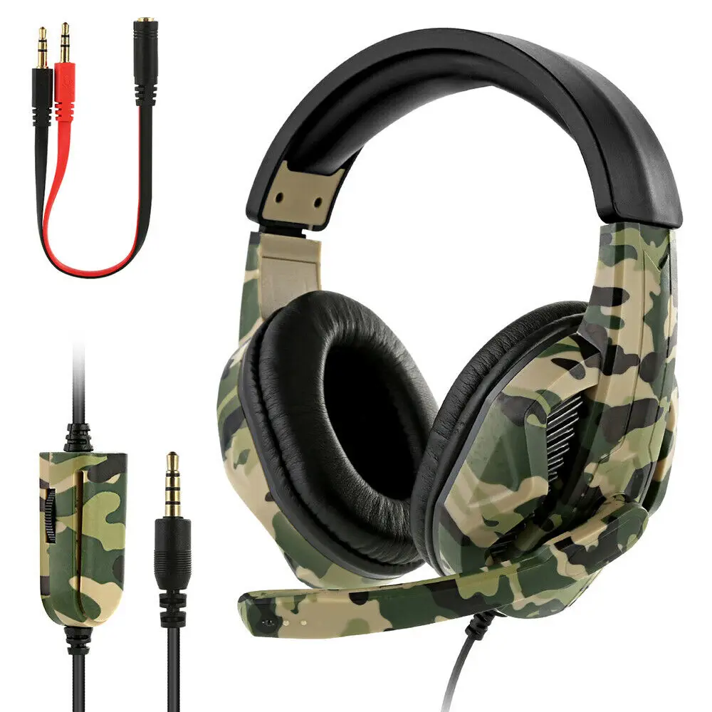 Internet cafe Over-ear Headsets Gaming & Mobile music Headphones For CS Camouflage Soundproof Earphone with microphone D30
Internet cafe Over-ear Headsets Gaming & Mobile music Headphones For CS Camouflage Soundproof Earphone with microphone D30
