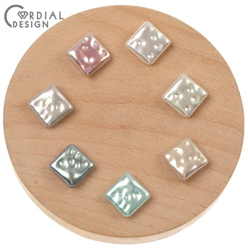 Cordial Design 18*18mm 100Pcs Imitation Pearl Beads/Aurora Effect/Square Shape/Jewelry Accessories/Hand Made/Earring Findings
Cordial Design 18*18mm 100Pcs Imitation Pearl Beads/Aurora Effect/Square Shape/Jewelry Accessories/Hand Made/Earring Findings