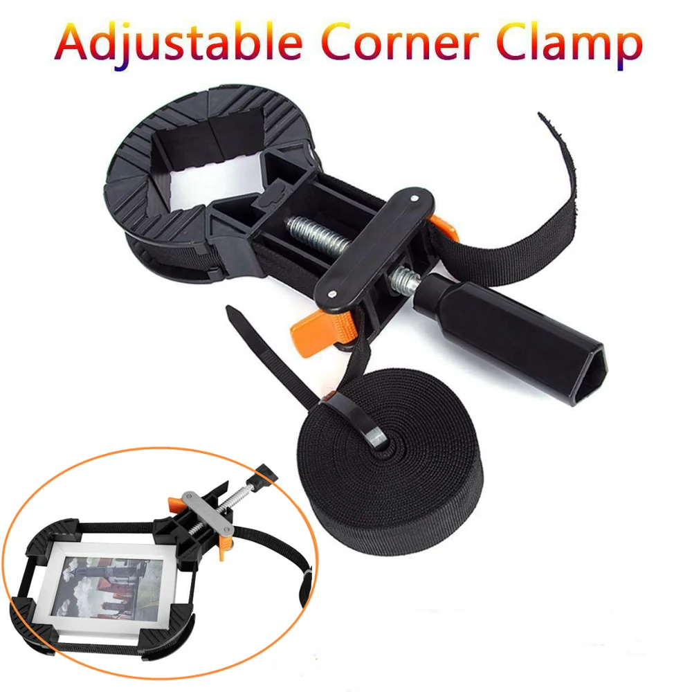 4M Adjustable Rapid Corner Clamp 4 Jaws Band Strap Frame Holder Picture Photo Frame Drawer Corner Woodworking Tools Supplies
4M Adjustable Rapid Corner Clamp 4 Jaws Band Strap Frame Holder Picture Photo Frame Drawer Corner Woodworking Tools Supplies