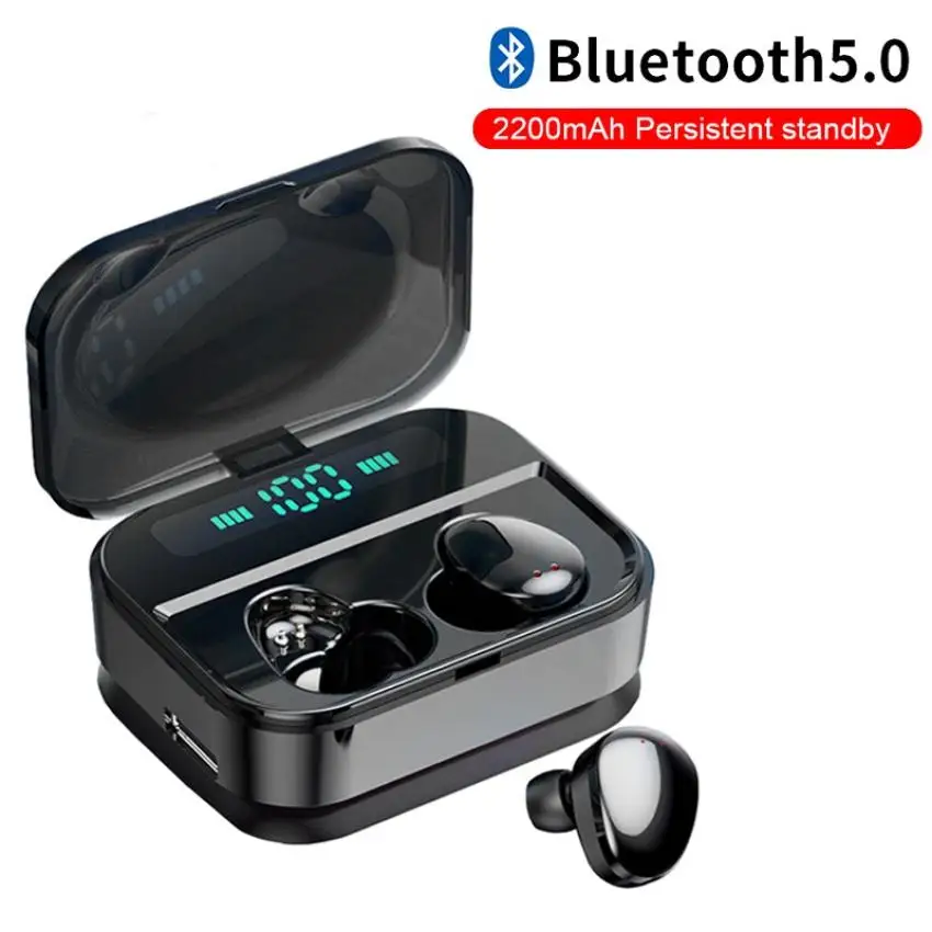 Binaural Fingerprint Touch Control Bluetooth Earphone Intelligent Noise Reduction Siri Voice Assistant IPX7 Waterproof Headset
Binaural Fingerprint Touch Control Bluetooth Earphone Intelligent Noise Reduction Siri Voice Assistant IPX7 Waterproof Headset