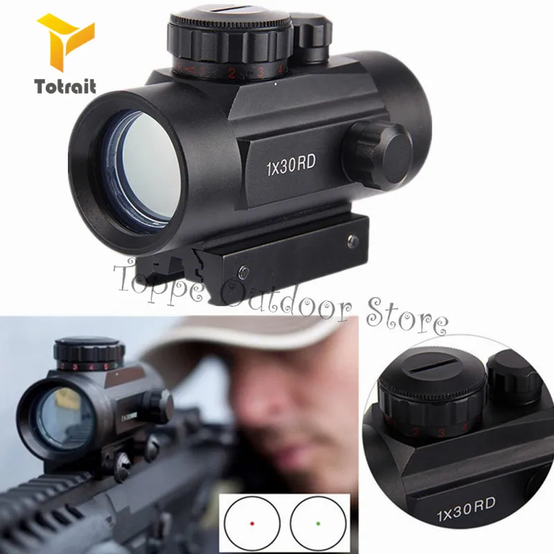 TOtrait 1X30RD Red Dot Sight Scope Holographic Weaver Rail Mount Collimator Sight For Tactical Hunting Airsoft Holographic sigh
TOtrait 1X30RD Red Dot Sight Scope Holographic Weaver Rail Mount Collimator Sight For Tactical Hunting Airsoft Holographic sigh