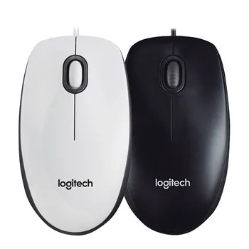 

Logitech M100R USB Wired Optical Mouse Full Size Computer PC Laptop Ergonomic 1000dpi 3 Buttons Mice For Windows Mac Linux Hot
