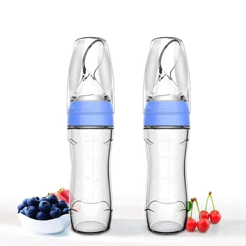 2 PCS Silicone Baby Food Dispensing Spoon (120Ml, Ideal for 4 Months Babies) - Squeeze Feeder with Spoon - Spoon Bottle for Baby
2 PCS Silicone Baby Food Dispensing Spoon (120Ml, Ideal for 4 Months Babies) - Squeeze Feeder with Spoon - Spoon Bottle for Baby