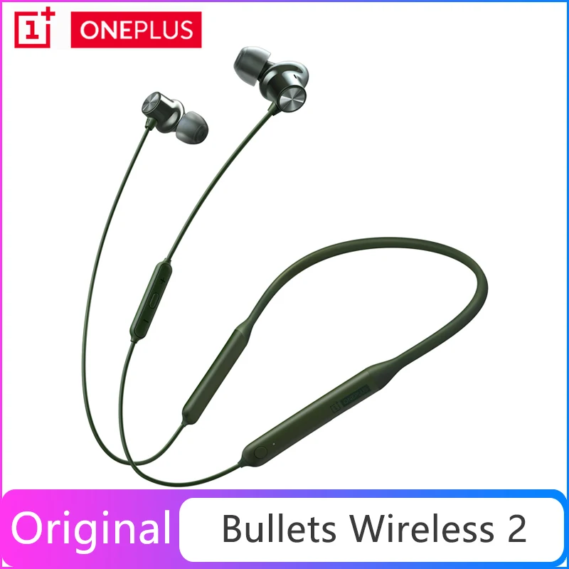 Original OnePlus Bullets Wireless 2 Earphones AptX Hybrid Magnetic Control Google Assistant Fast Charge For Oneplus 7 Pro
Original OnePlus Bullets Wireless 2 Earphones AptX Hybrid Magnetic Control Google Assistant Fast Charge For Oneplus 7 Pro