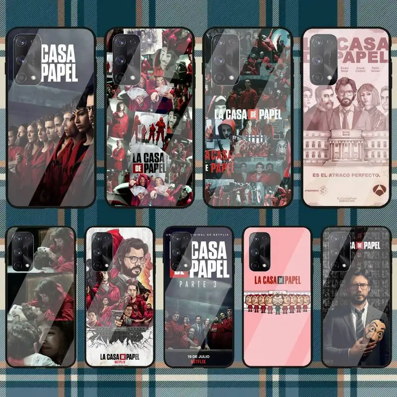 RUICHI TV La casa de papel чехол для телефона Oppo R9 11 17 PRO F5 7 9 A5 37 57 59 83 стеклянная оболочка |