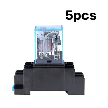 AC12V AC24V AC110V AC220V AC380V 5Pcs/set LY2NJ JQX-13F Small Electromagnetic Relay Power Relay with Base 8Pins
AC12V AC24V AC110V AC220V AC380V 5Pcs/set LY2NJ JQX-13F Small Electromagnetic Relay Power Relay with Base 8Pins