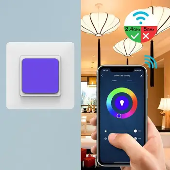 Smart Switch Wifi Mobile Phone Remote Control Smart Home Voice RGB Night Vision Scene Light Switch Google Home Smart Touch
Smart Switch Wifi Mobile Phone Remote Control Smart Home Voice RGB Night Vision Scene Light Switch Google Home Smart Touch