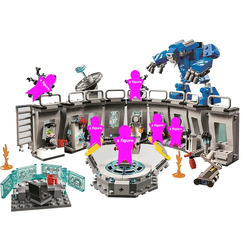 Marvel Avengers Endgame Iron Man Hall of Armor Building Blocks Kit Bricks Classic Movie Model Kids Toys For Children gift
Marvel Avengers Endgame Iron Man Hall of Armor Building Blocks Kit Bricks Classic Movie Model Kids Toys For Children gift