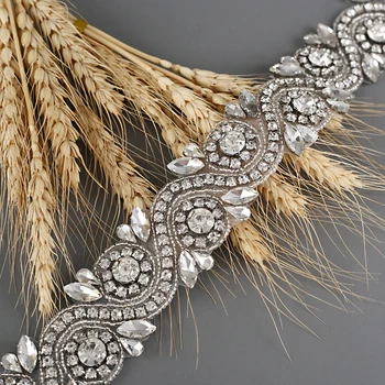 TRiXY S164-S Stunning Silver Rhinestones Belt Bridal Belt Crystal Sash Ribbons Wedding Belt Sash For Bridal Bridesmaids Dresses
TRiXY S164-S Stunning Silver Rhinestones Belt Bridal Belt Crystal Sash Ribbons Wedding Belt Sash For Bridal Bridesmaids Dresses