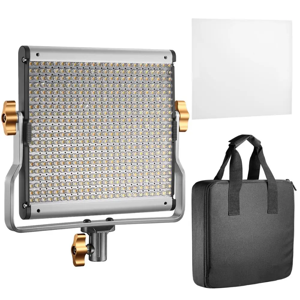 Neewer Dimmable Bi-color LED Video Light Kit with U Bracket 3200K-5600K CRI96 and Bag for Studio Photography Video Shooting
Neewer Dimmable Bi-color LED Video Light Kit with U Bracket 3200K-5600K CRI96 and Bag for Studio Photography Video Shooting