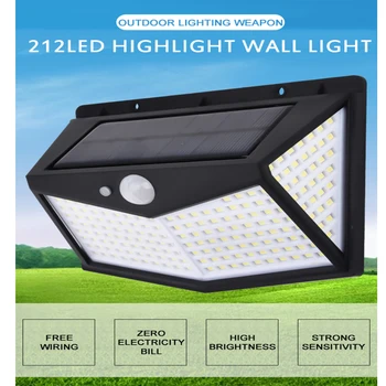 1/2/4Pcs 212 LED Solar Powered LED Solar Light Outdoor Solar Lamp PIR Motion Sensor Wall Light Foco Solar Led Exterio Smart Home 
1/2/4Pcs 212 LED Solar Powered LED Solar Light Outdoor Solar Lamp PIR Motion Sensor Wall Light Foco Solar Led Exterio Smart Home