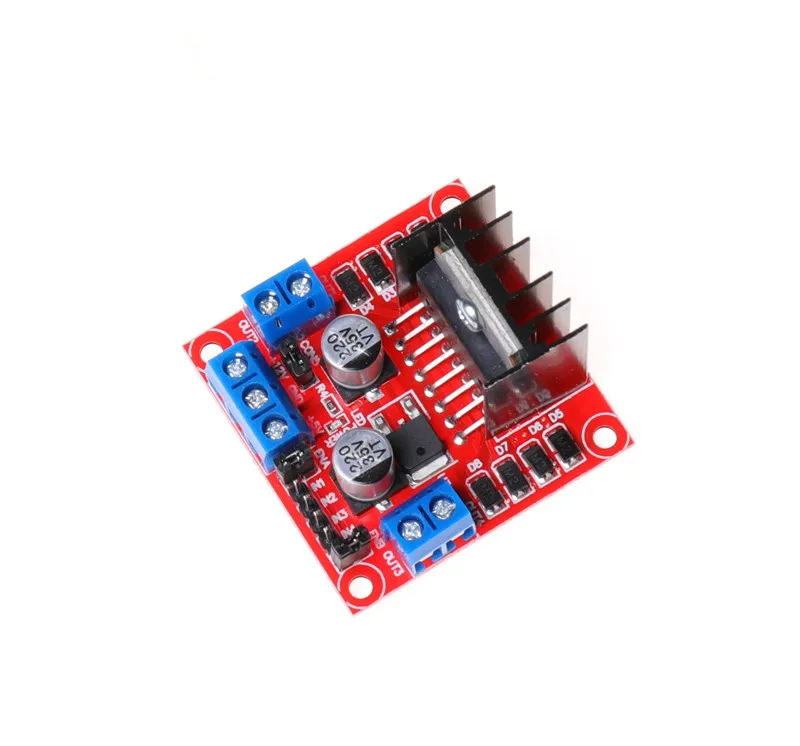 1pcs L298N Driver Board Module L298N Stepper Motor Smart Car Robot Breadboard Peltier High Power L298 DC Motor Driver
1pcs L298N Driver Board Module L298N Stepper Motor Smart Car Robot Breadboard Peltier High Power L298 DC Motor Driver