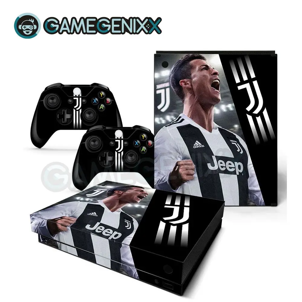 GAMEGENIXX Skin Sticker Vinyl Decal for Xbox One X Console and 2 Controllers - Ronaldo
GAMEGENIXX Skin Sticker Vinyl Decal for Xbox One X Console and 2 Controllers - Ronaldo
