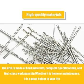 150Pcs HSS Drill Box 0.4mm-3.2mm Mini Micro Power Spiral Drill Bit Kit High Speed Steel Auger
150Pcs HSS Drill Box 0.4mm-3.2mm Mini Micro Power Spiral Drill Bit Kit High Speed Steel Auger