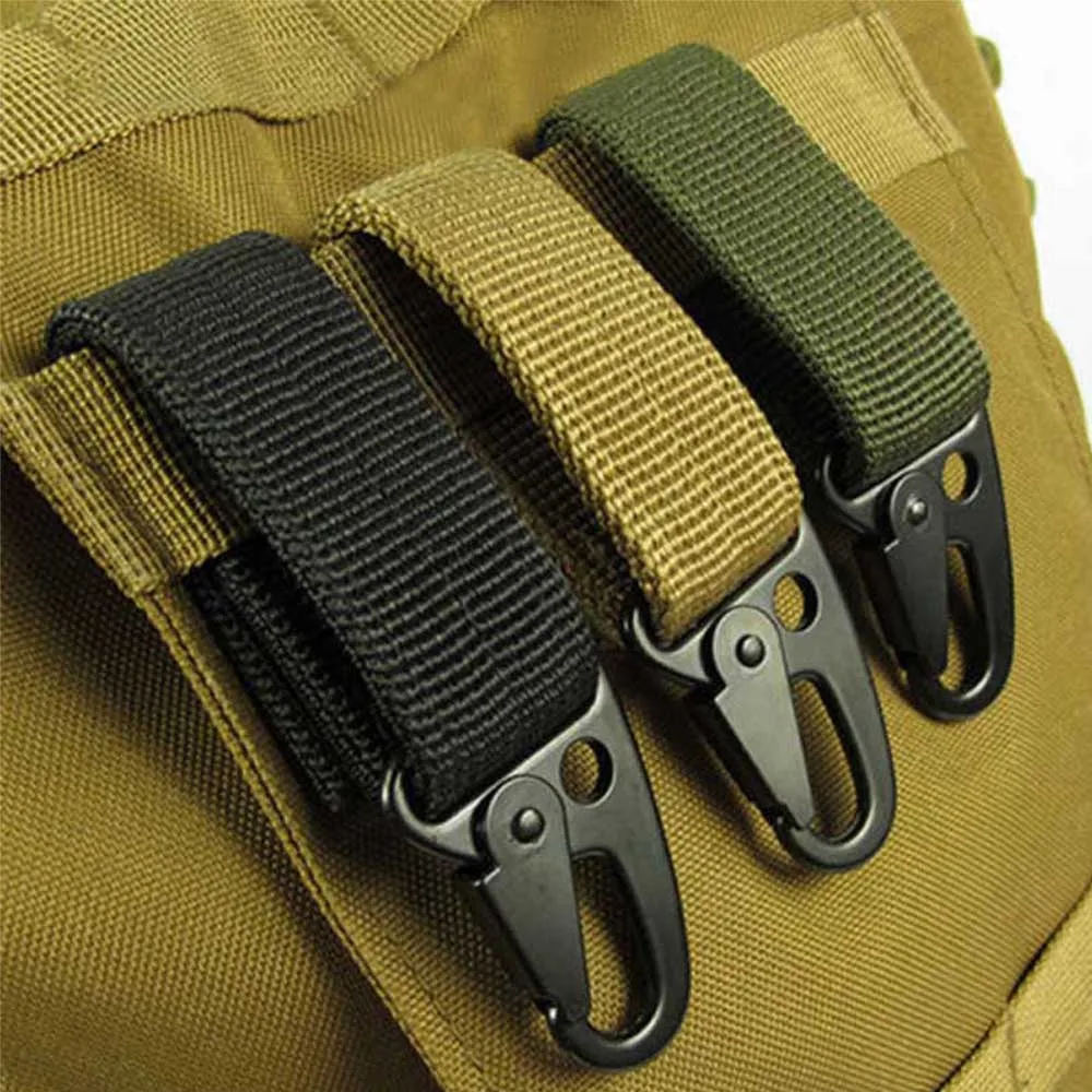 Tactical Molle Buckle Hanging Carabiner Keychain Sling Clip Quick Release Carabiner Backpack Hooks Survival Gear EDC Nylon Hook
Tactical Molle Buckle Hanging Carabiner Keychain Sling Clip Quick Release Carabiner Backpack Hooks Survival Gear EDC Nylon Hook