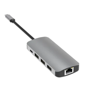 5 in 1 USB Type C HUB With HDMI RJ45 PD Charge USB-C Hub Type-C Plitter For Macbook Pro Laptop Accessories Multi HUB
5 in 1 USB Type C HUB With HDMI RJ45 PD Charge USB-C Hub Type-C Plitter For Macbook Pro Laptop Accessories Multi HUB