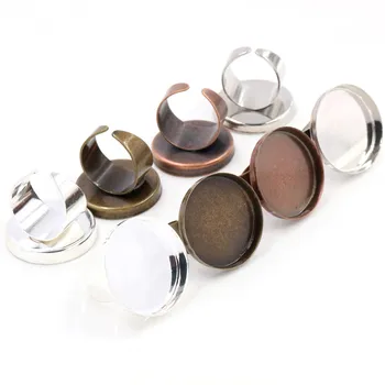 25mm 5pcs 4 Colors Plated Brass Adjustable Ring Settings Blank/Base,Fit 25mm Glass Cabochons,Buttons;Ring Bezels
25mm 5pcs 4 Colors Plated Brass Adjustable Ring Settings Blank/Base,Fit 25mm Glass Cabochons,Buttons;Ring Bezels