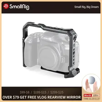 SmallRig Camera Cage for Canon EOS 90D 80D 70D Dslr Cage With Cold Shoe Smallrig Cage Quick Release Tripod Support Cage - 2658
SmallRig Camera Cage for Canon EOS 90D 80D 70D Dslr Cage With Cold Shoe Smallrig Cage Quick Release Tripod Support Cage - 2658