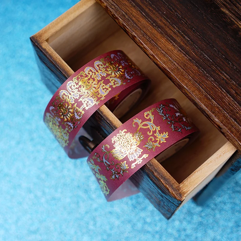 Vintage gold Washi Tape Bullet Journal Decorative Planner Tapes DIY Diary Scrapbook Masking Tape Appliqued Trims 
Vintage gold Washi Tape Bullet Journal Decorative Planner Tapes DIY Diary Scrapbook Masking Tape Appliqued Trims