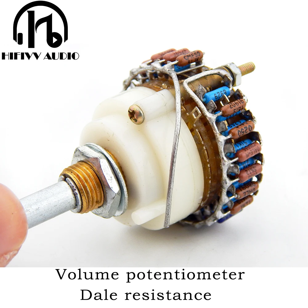 1.0 Channel mono Volume potentiometer 10K/50K/100K/250K Dale 23 Step Attenuator Control For Audio Amplifier Better than ALPS
1.0 Channel mono Volume potentiometer 10K/50K/100K/250K Dale 23 Step Attenuator Control For Audio Amplifier Better than ALPS