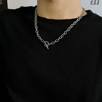 Kpop Statement Egirl Simple Street Stainless Steel Necklace For Fashion Women Men Sweater Chain Neck Decoration Couple Jewelry
Kpop Statement Egirl Simple Street Stainless Steel Necklace For Fashion Women Men Sweater Chain Neck Decoration Couple Jewelry