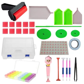 Diy Diamond Painting 29pcs 5d Diy Tool Tool Box Crafts Set Tweezers Pen Set Accessories Embroidery Painting Accessories Kit
Diy Diamond Painting 29pcs 5d Diy Tool Tool Box Crafts Set Tweezers Pen Set Accessories Embroidery Painting Accessories Kit
