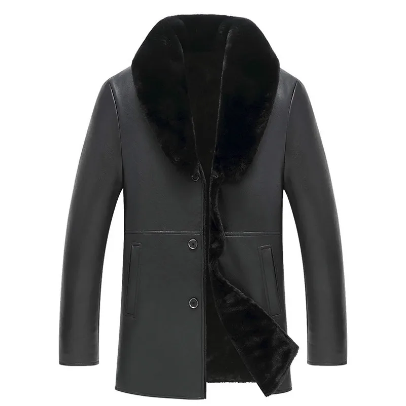 Men's Winter Trends New Leather Jackets Men's Faux Fur Coats Thicker Leather Jackets Men's Jacket Winter Leather Biker Jacket
Men's Winter Trends New Leather Jackets Men's Faux Fur Coats Thicker Leather Jackets Men's Jacket Winter Leather Biker Jacket